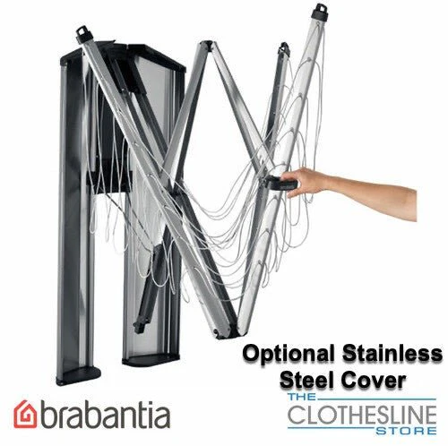 Brabantia WallFix 24m Fold Away Clothesline with Weatherproof Cover - Image 6