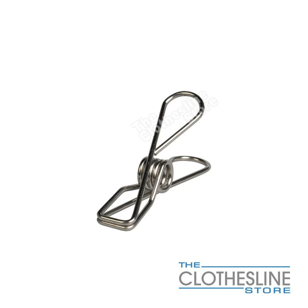 Twin Pack Enviro Clothes Pegs Stainless Steel 40 Regular & 10 Large - Image 6