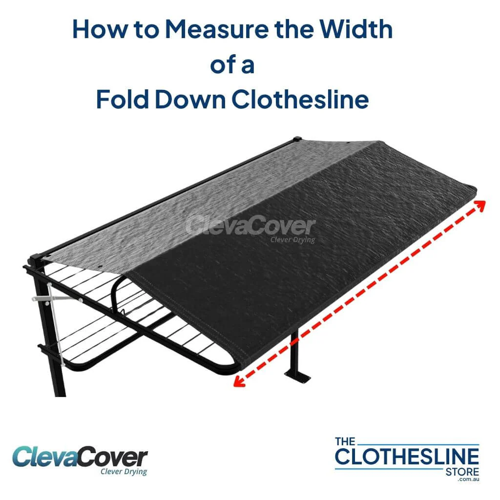 2.1m to 2.4m Fold Down Clothesline Cover | Clevacover - Image 3
