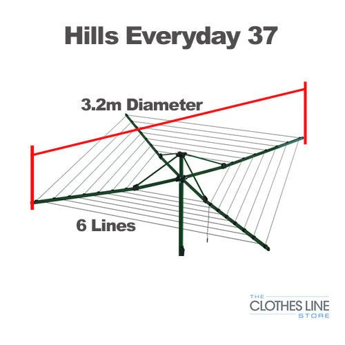Hills Everyday 37 Rotary Clothesline - Image 3