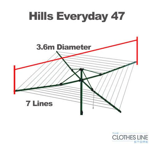 Hills Everyday 47 Rotary Clothesline - Image 3