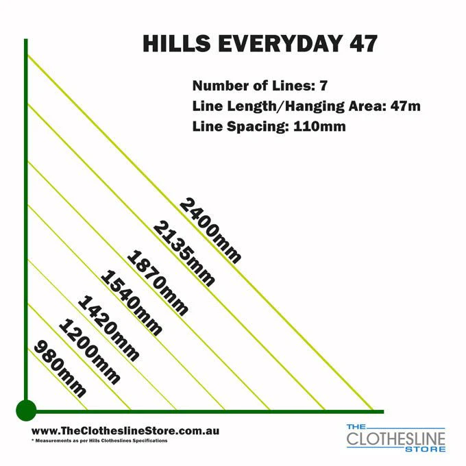 Hills Everyday 47 Rotary Clothesline - Image 4