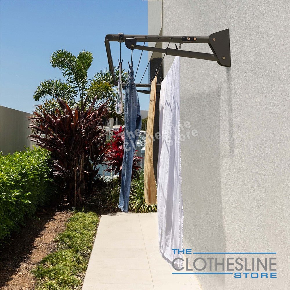 Hills Long Fold Down Clothesline | 3.6m Wide | Fits King Sheets - Image 6
