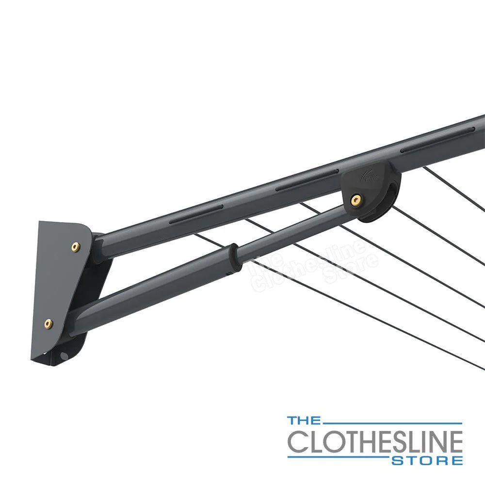 Hills Mini Fold Down Clothesline | Compact 8.4m Urban Drying - Image 4