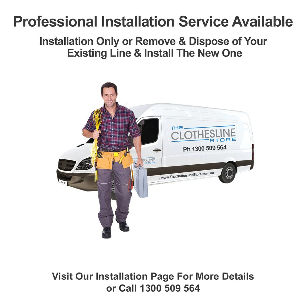 Folding Frame/Retractable Clothesline Installation Service