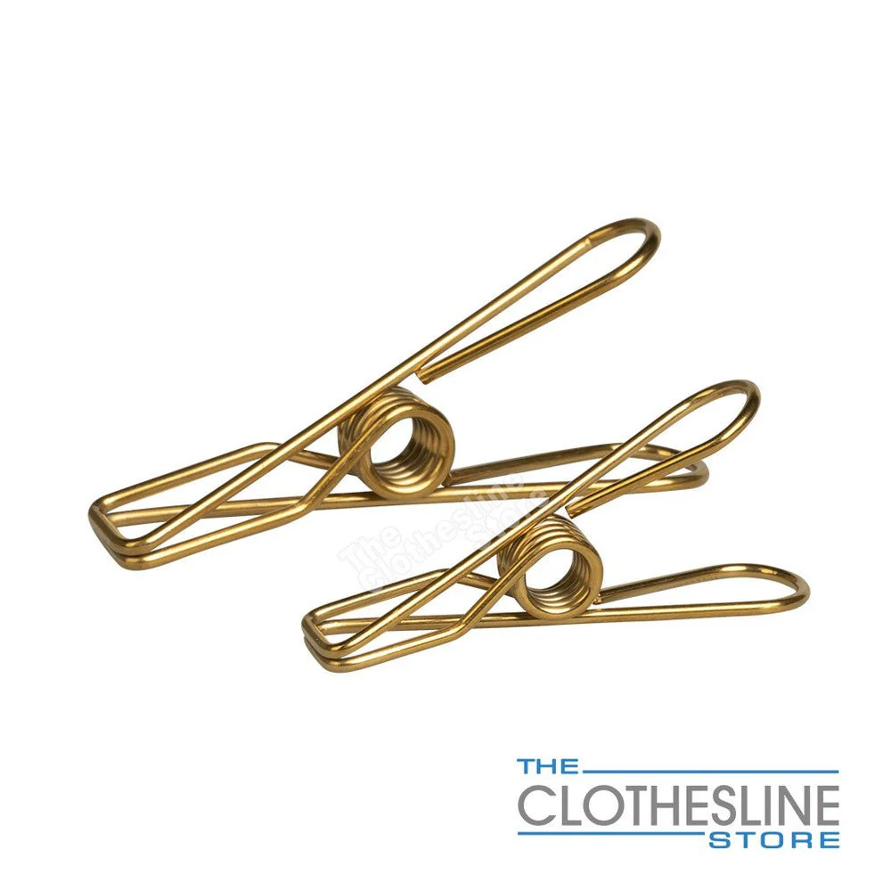 Gold Stainless Steel Enviro Pegs – Twin Pack (40 Regular + 10 Large) | 316 Marine Grade - Image 5