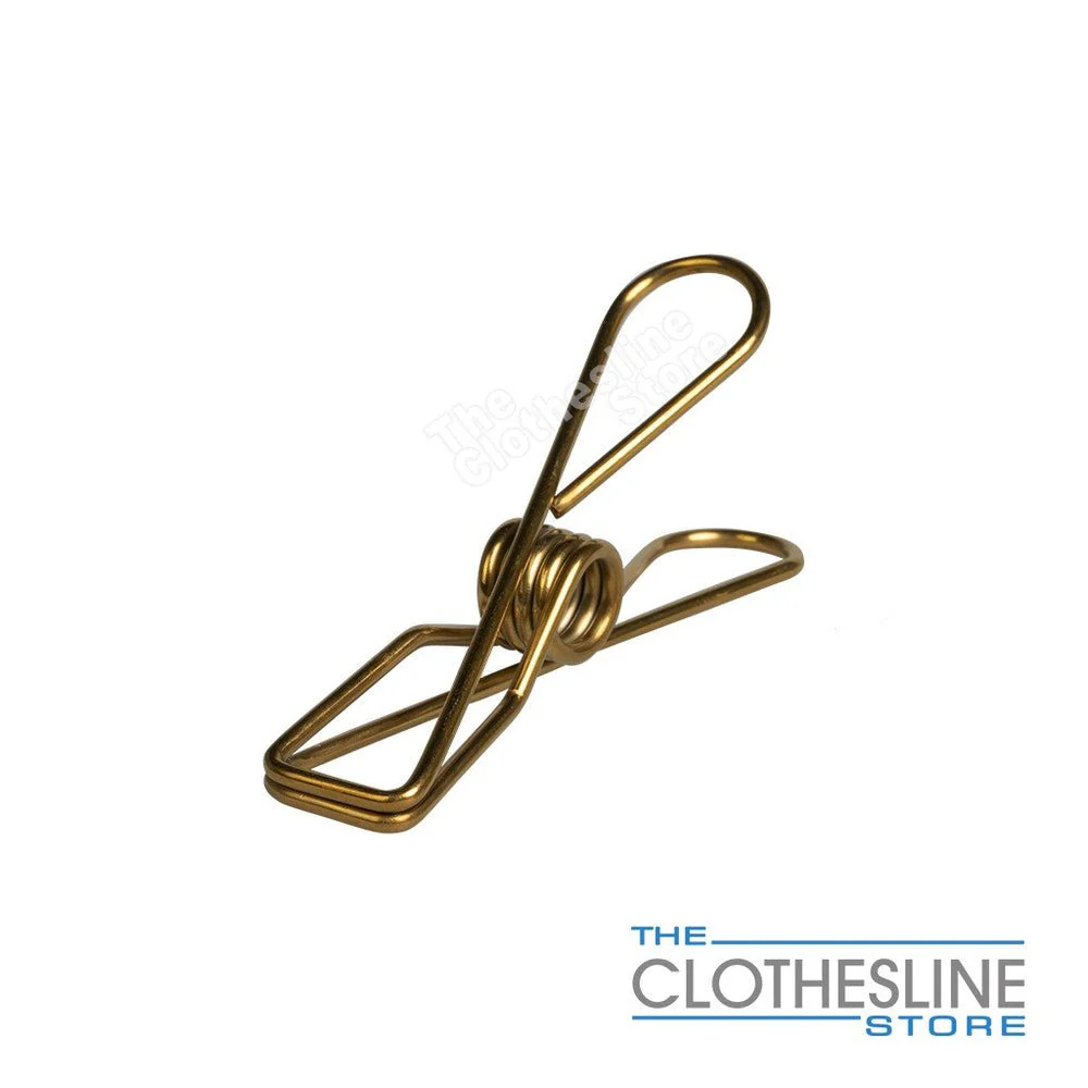 Gold Stainless Steel Enviro Pegs – Twin Pack (40 Regular + 10 Large) | 316 Marine Grade - Image 6
