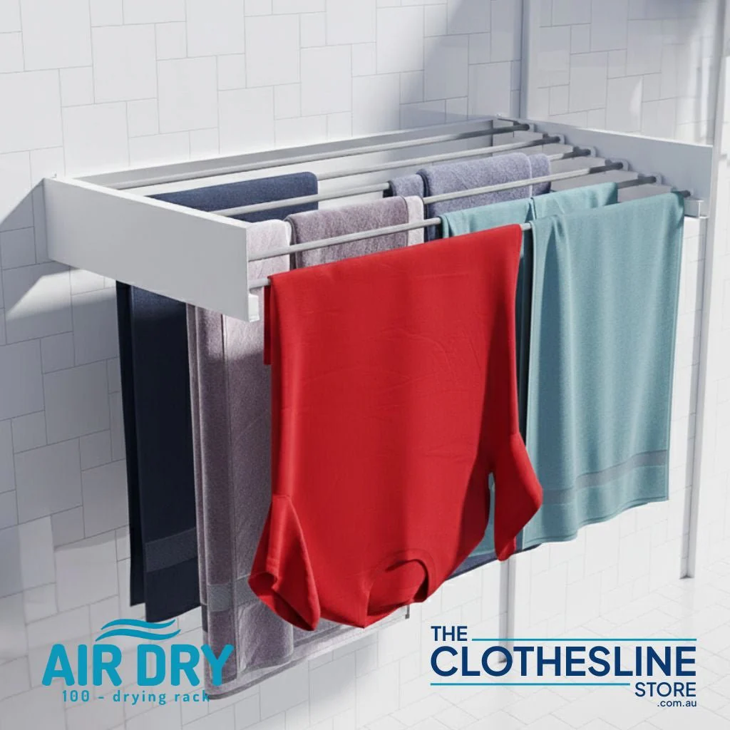 Air Dry Wall‑Mount Clothes Airer | Fold‑Down Drying Rack - Image 7